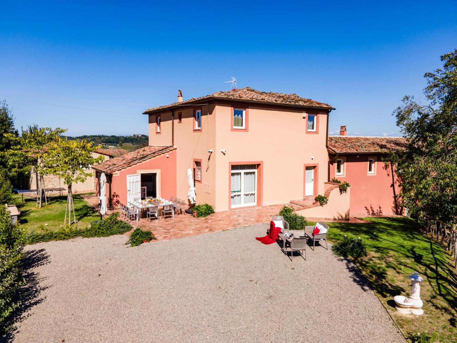 Gorgeous Villa Peccioli, With Private Pool, Ac, Wifi Legoli Zewnętrze zdjęcie