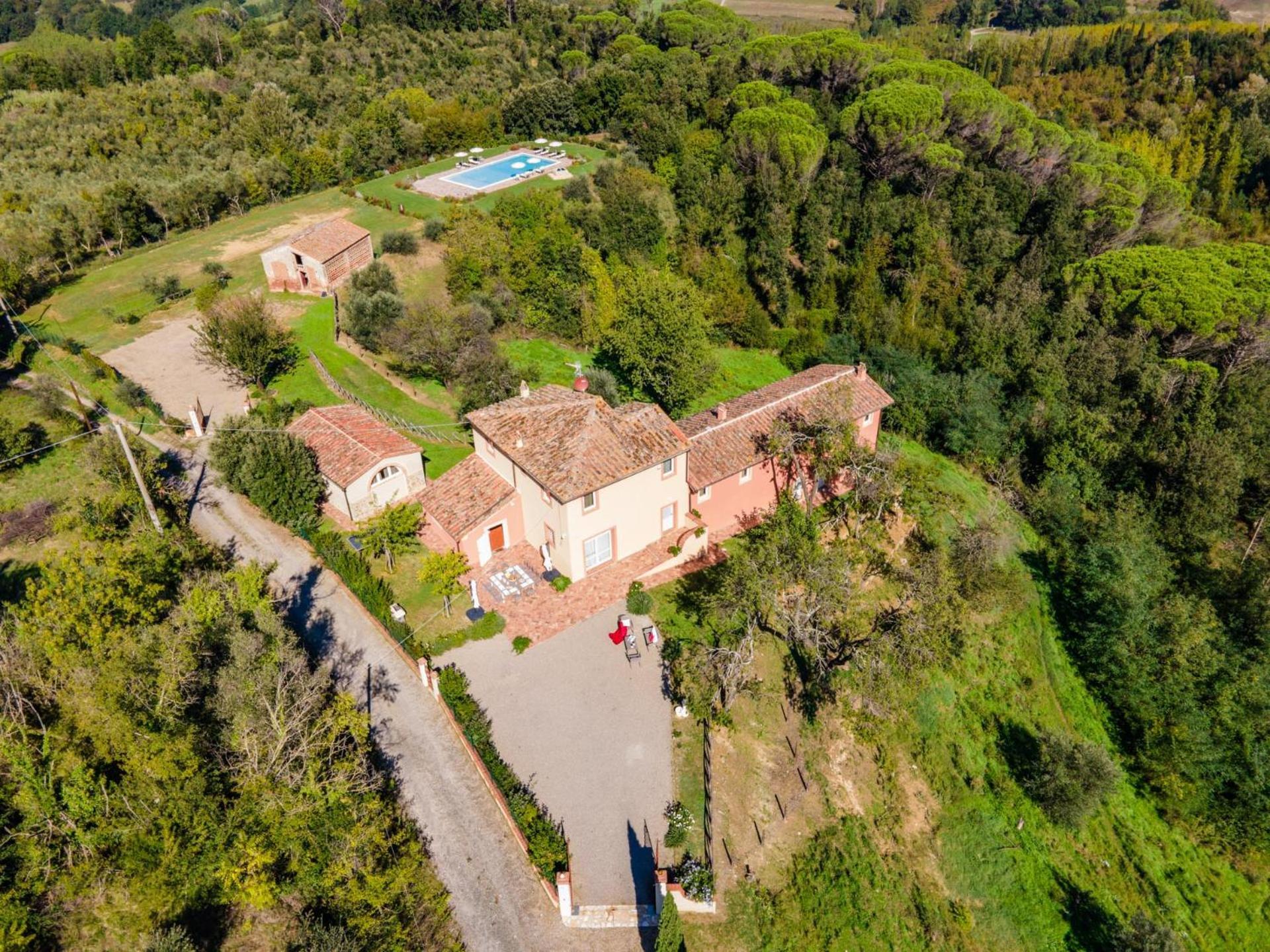Gorgeous Villa Peccioli, With Private Pool, Ac, Wifi Legoli Zewnętrze zdjęcie