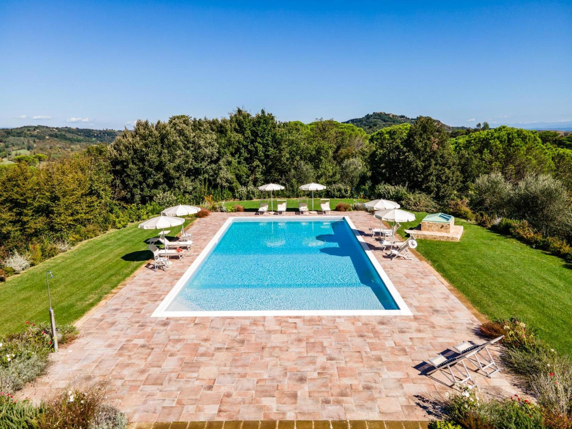 Gorgeous Villa Peccioli, With Private Pool, Ac, Wifi Legoli Zewnętrze zdjęcie